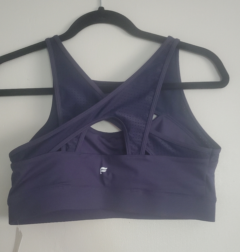 Fabletics Mesh Breathable Medium Impact Sports Bra Size Medium